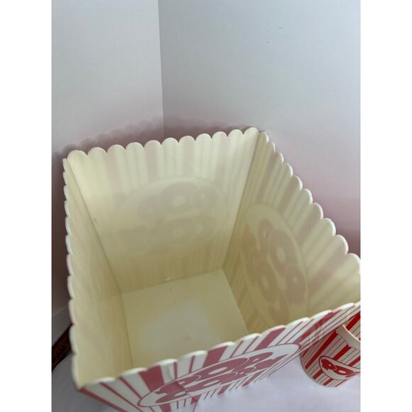 Vintage Dayton Hudson 6 Piece Popcorn Party Set Box Plastic Buckets Cups 1989 - Picture 8 of 9